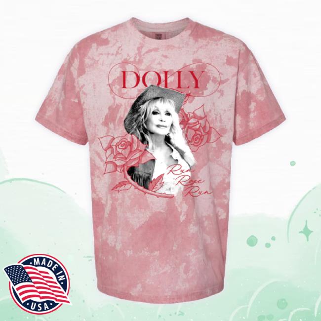 Official Dolly Parton Merch Store Dolly Parton Run, Rose, Run Tie Dye Sweater