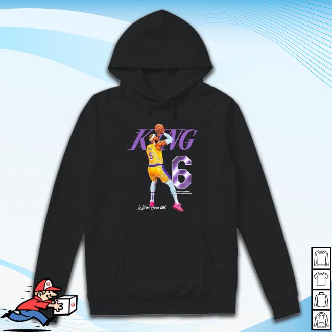 Top Lebron James King #6 Crypto Arena Hoodie