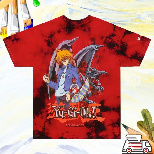 Official Hypland Clothing Merch Store Hypland Yugioh Joey Red Eyes T-Shirt (Tie Dye)
