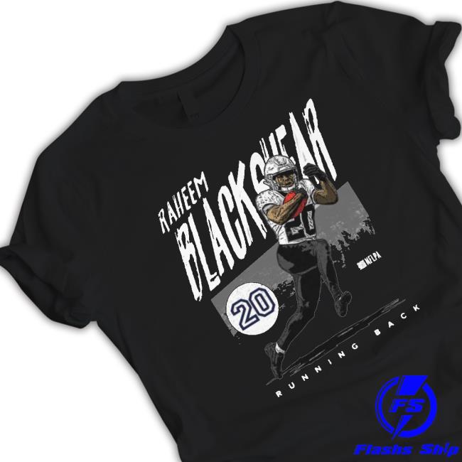 Raheem Blackshear Carolina Grunge Wht Sweater