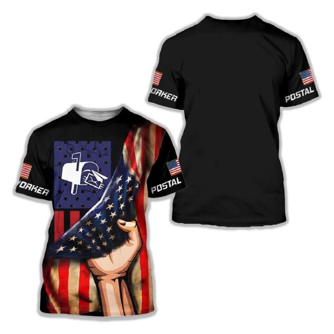 Pround Postal Worker 3D All Over Printed Shirts