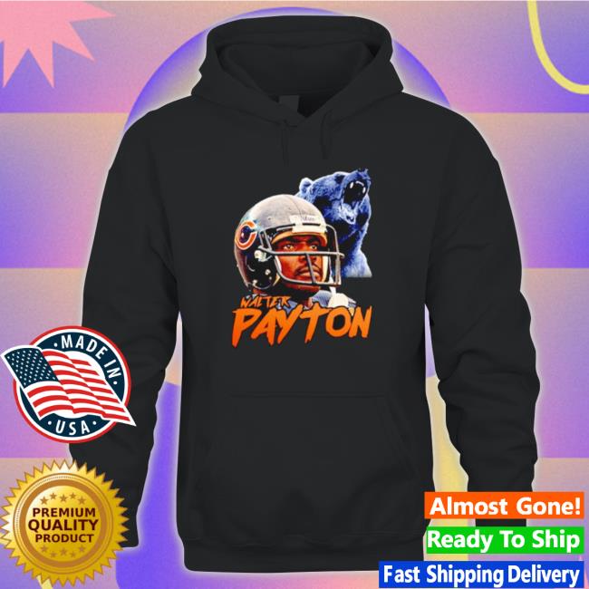 Chicago Bears Walter Payton And Bear Crewneck Sweatshirt