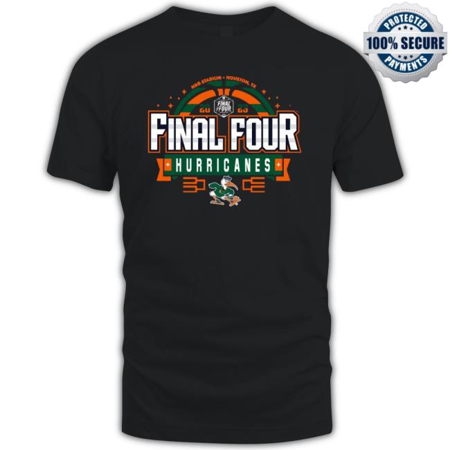 Miami Hurricanes 2023 Ncaa Final Four Nrg Stadium, Houston Shirt