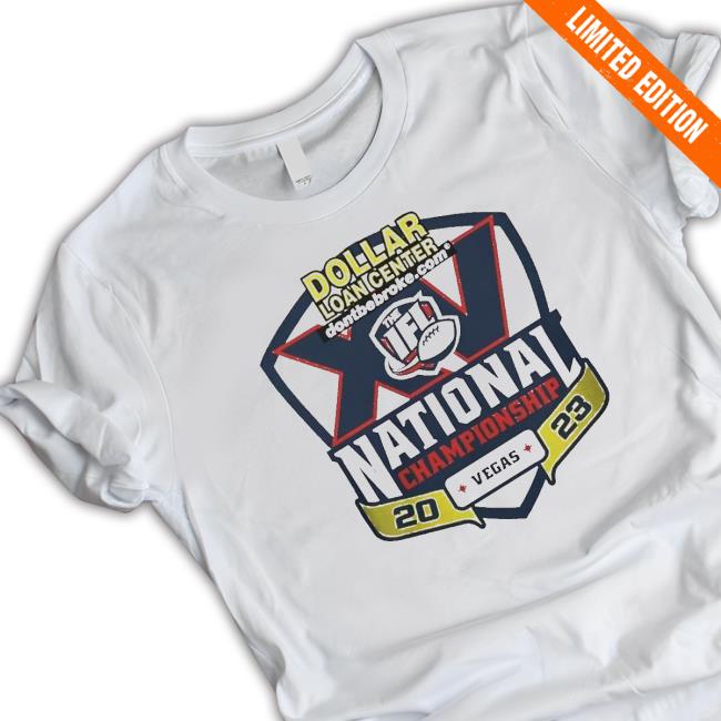 Ifl Store Dollar Loan Center Ifl National Championship Logo 2023 Sweatshirt