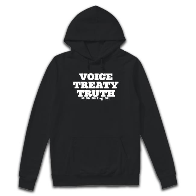 Voice Treaty Truth Midnight Oil Sweatshirt