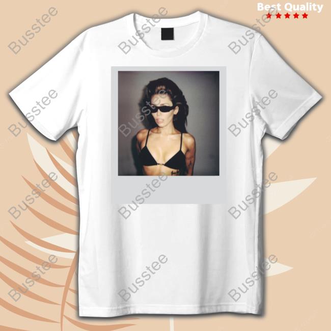 Miley Cyrus Merch Polaroid Photo Shirts