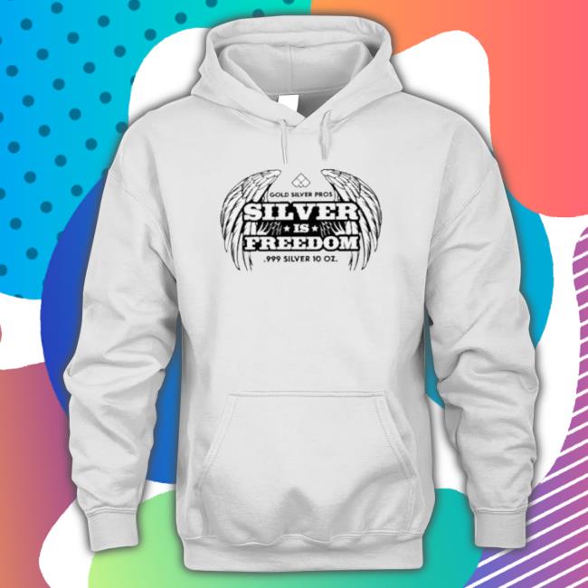 Rob Kientz Gold Silver Pros Silver Is Freedom Hoodie