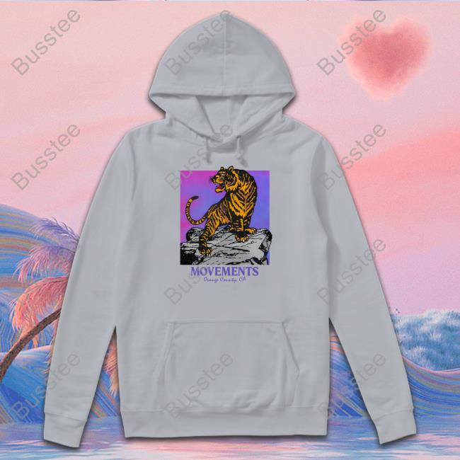 Movement Merch Tiger Movement Orange County, Ca Tee Shirt