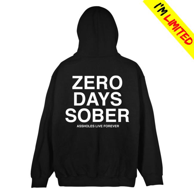 Official Linda Finegold Store Shop Zero Days Sober Black New Shirt Lindafinegold Clothing
