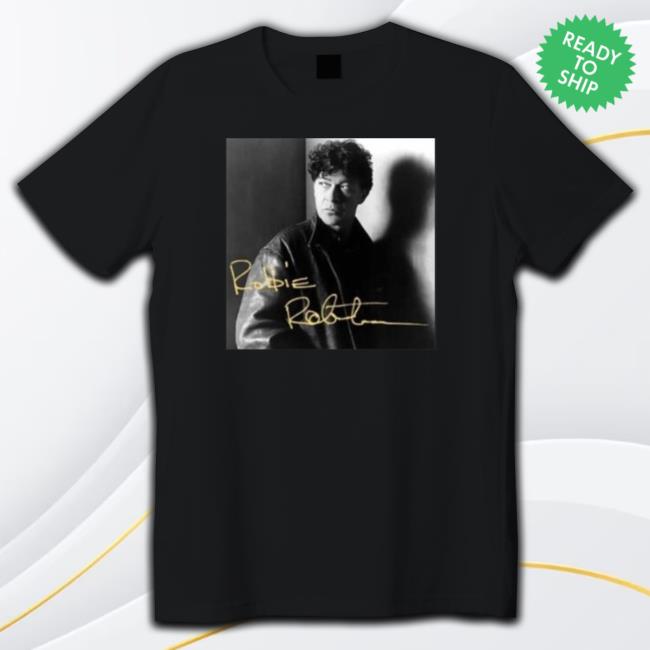 Official Rest In Peace Robbie Robertson Thank You For All The Music 1943-2023 Vintage Long Sleeve T Shirt