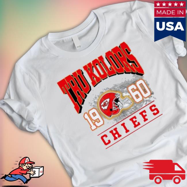 Official Kansas City Chiefs Tru Kolors 1960 Chiefs t- shirt