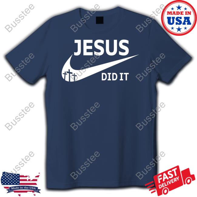 Andrew Prue Wearing Jesus Did It Shirt