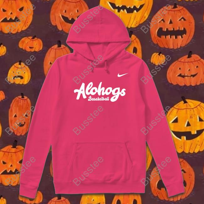 Officially Maui Razorbacks Alohogs Basketball Hoodie Sweatshirt Alohogs Basketball Long Sleeve