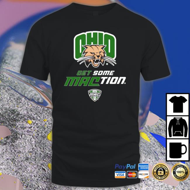 Ohio University Bobcats Ncaa Maction Logo Long Sleeve Shirt Ohio University Bobcats Ncaa Maction Logo Sweatshirts