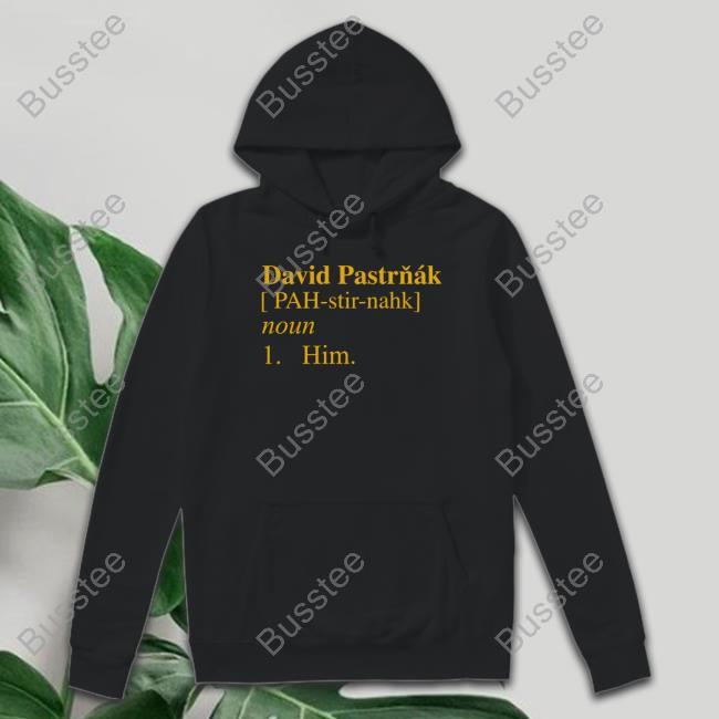 David Pastrňák [Pah-Stir-Nahk] Noun 1 Him Hoodie