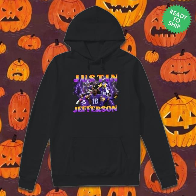 Justin Jefferson Minnesota Vikings 2022 Hooded Sweatshirt