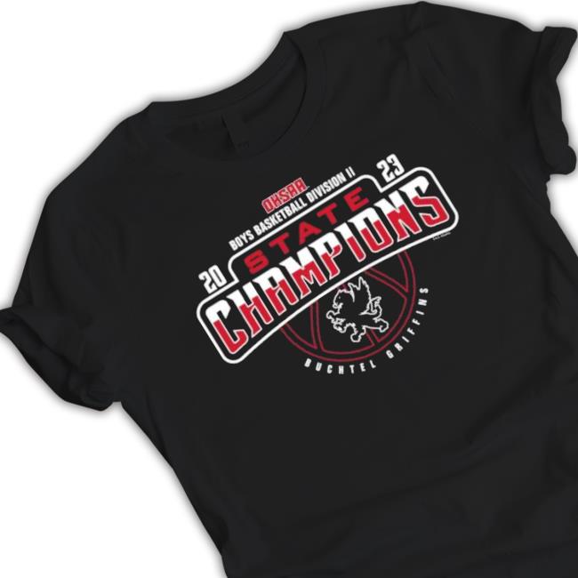 2023 Ohsaa Boys Basketball Division Ii Buchtel Griffins shirt