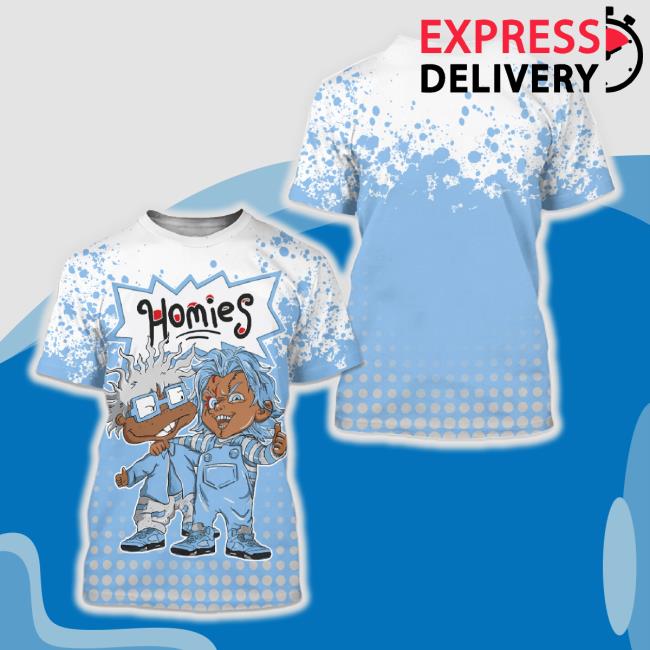 Chucky Chuckie Homie Unisex Sneaker Shirt Match Retro University Blue 5S Sweatshirt