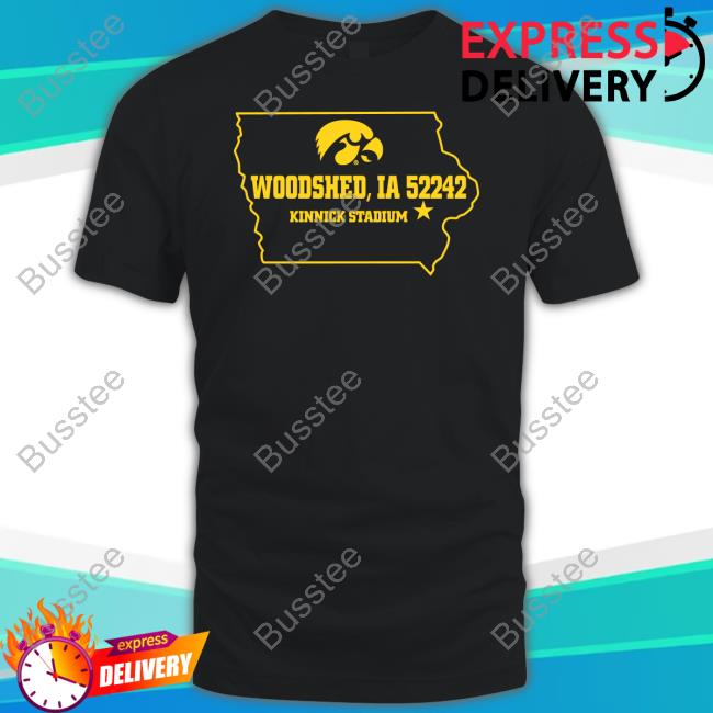 Iowawbb Woodshed Ia 52242 Kinnick Stadium T-Shirts