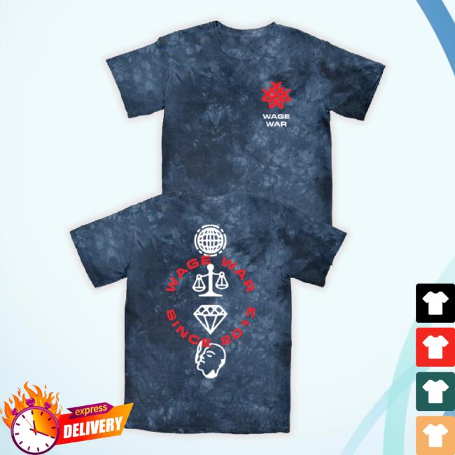 Album Symbols New Shirt (Navy Crystal Wash)