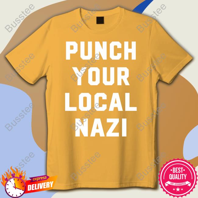 Lookhuman Merch Punch Your Local Nazi Sweatshirt Ian Miles Cheong