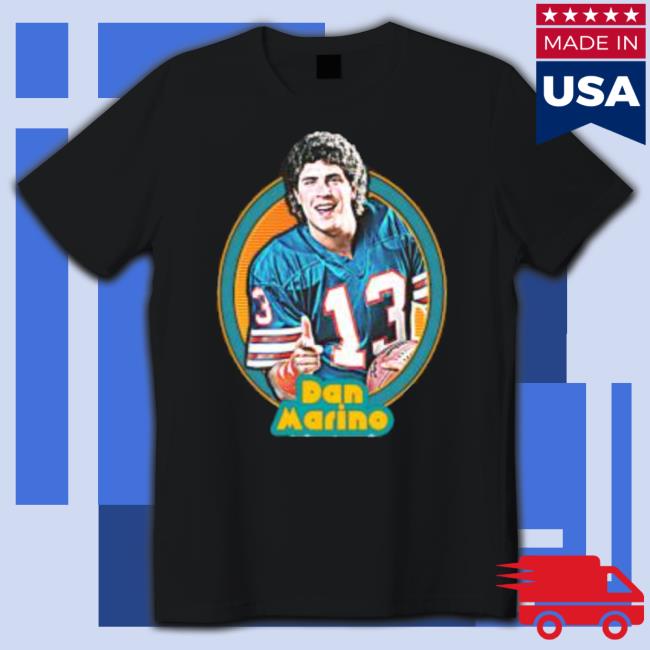 Dan Marino American Former Football Retro 80S Number 13 Shirt