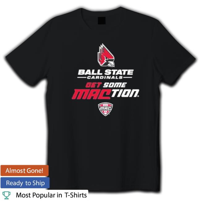 Official Ball State University Cardinals Maction Tee