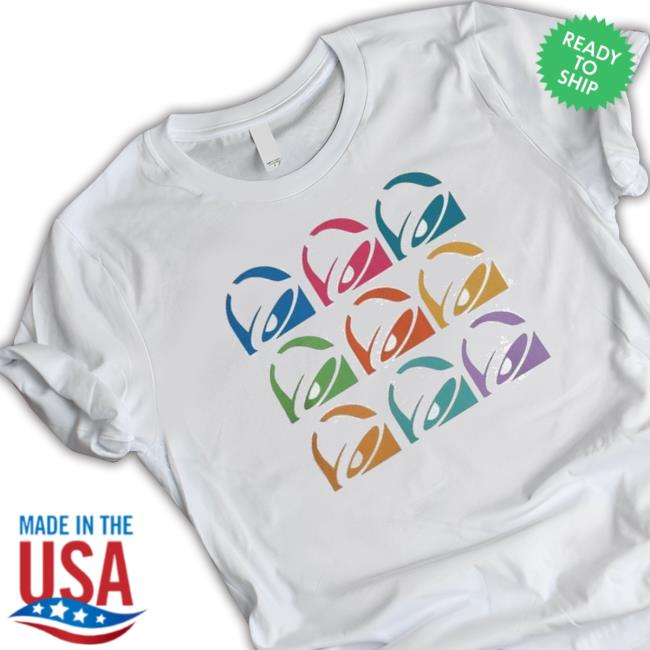 Top Taco Bell Merch Taco Bell Colorful Logo Shirts