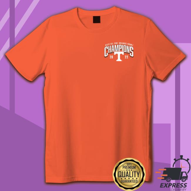 Tennessee Volunteers Fanatics Branded 2022 Orange Bowl Champions Score Sweater