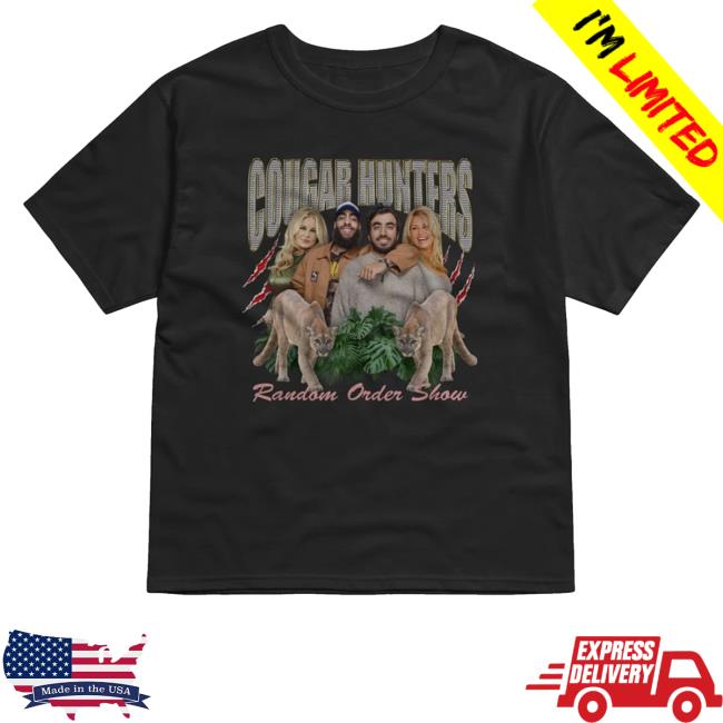 Official Randomorder Wahlid X Trey Cougar Hunters Long Sleeve T-Shirt