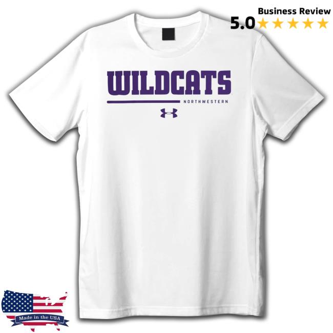 Northwestern Wildcats Under Armour Sideline White shirt