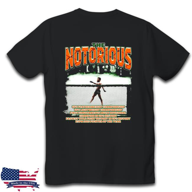 Conor Mcgregor The Notorious Shirt Conor Mcgregor The Notorious shirt