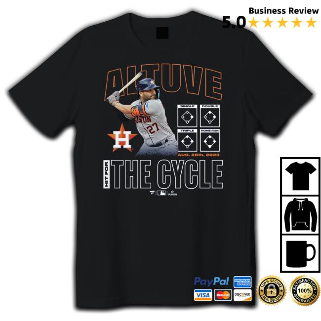 Official Houston Astros Jose Altuve The Cycle Official