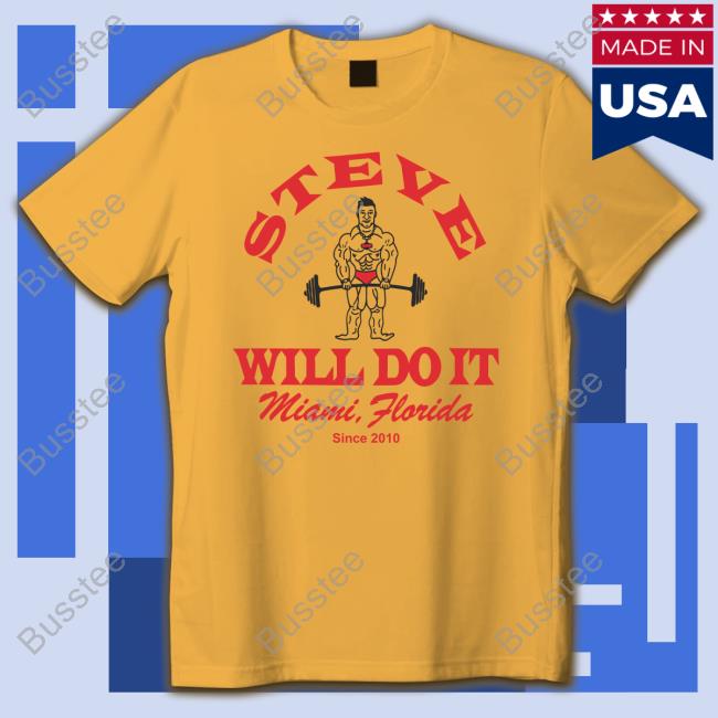 Official Steve Will Do It Gym Tank Top