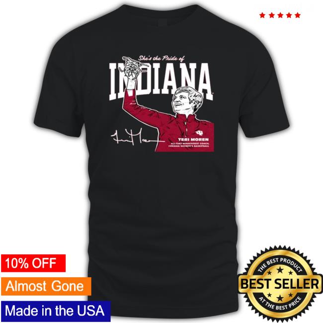 Indiana Women’S Basketball Teri Moren She’S The Pride Signature Crewneck Sweatshirt