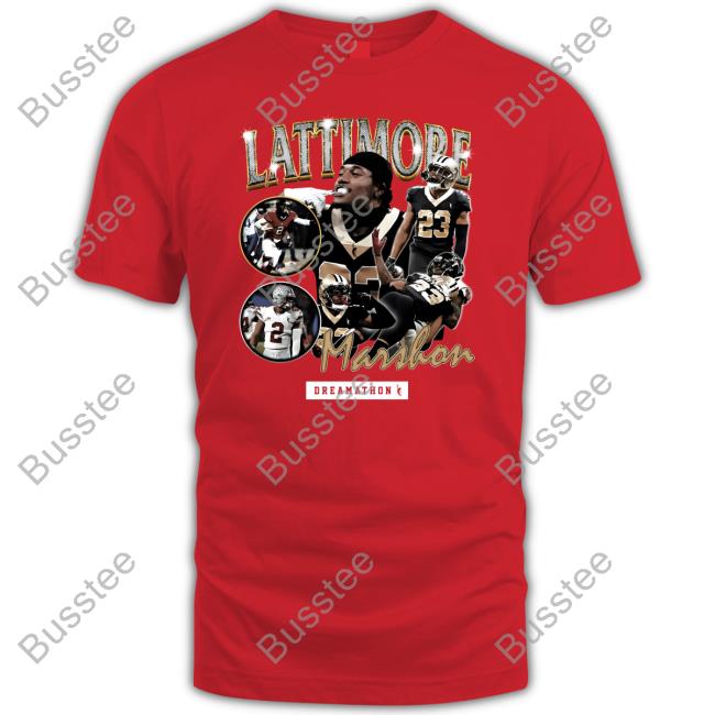 New Orleans Saints Lattimore Marshon Shirt Dreamathon Merch