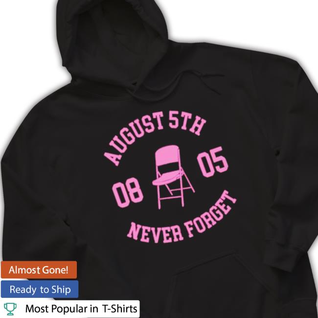 Funny August 5Th Never Forget Sweater