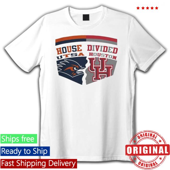 Trending Utsa Roadrunners Vs Houston Cougars House Division Logo Tee