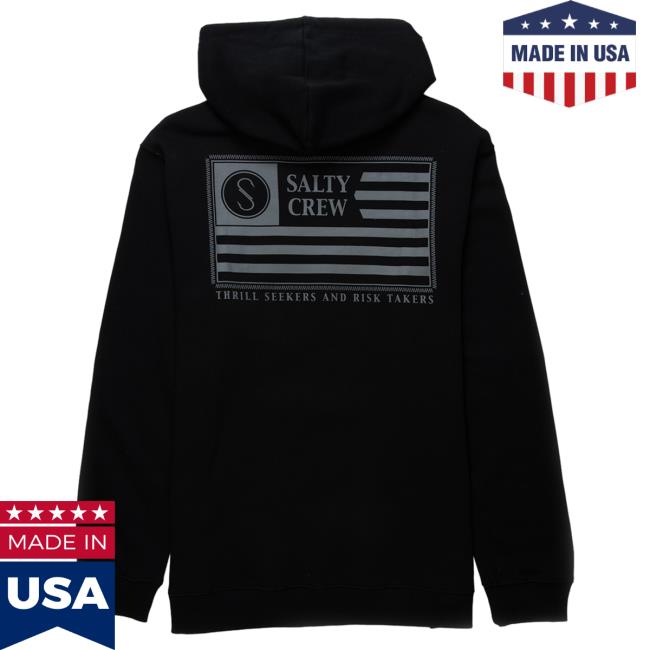 Official Tillys Merch Store Shop Salty Crew Freedom Flag Crewneck Sweatshirt Tillys Apparel Clothing
