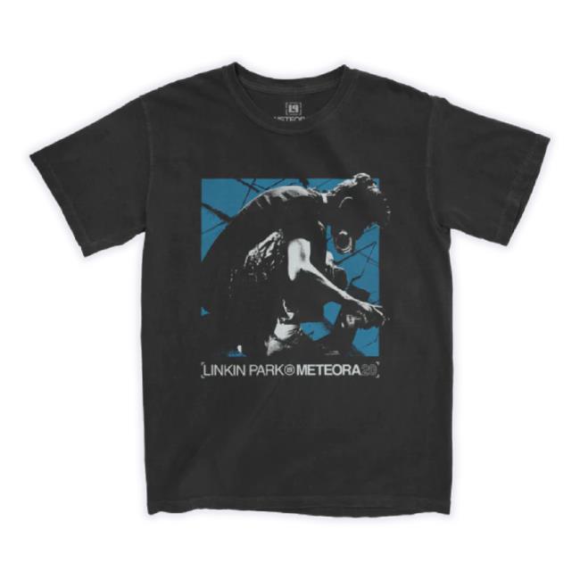 Official Linkin Park Merch Store Spray Box Washed Black Sweaters Linkin Park Shop