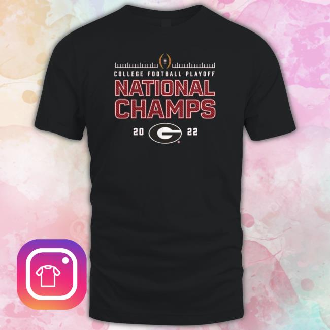 Georgia Bulldogs College Football Playoff 2022 National Champions Schedule Crewneck Sweatshirt