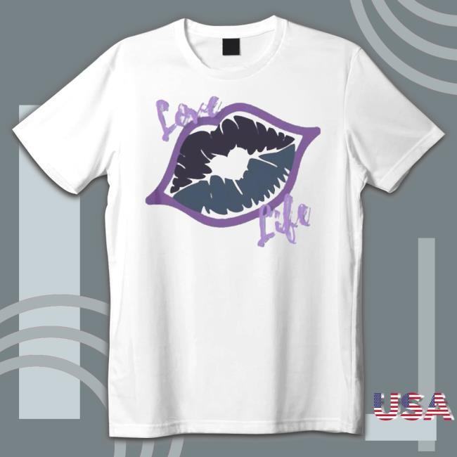 Love And Life Purple Kiss Shirt