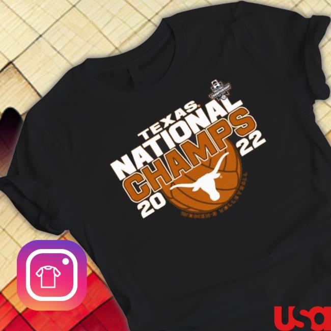 Texas Longhorn Volleyball 2 Sided National Champions 2022 Crewneck Sweatshirt Texas Longhorn Volleyball 2 Sided National Champions 2022 T-Shirt
