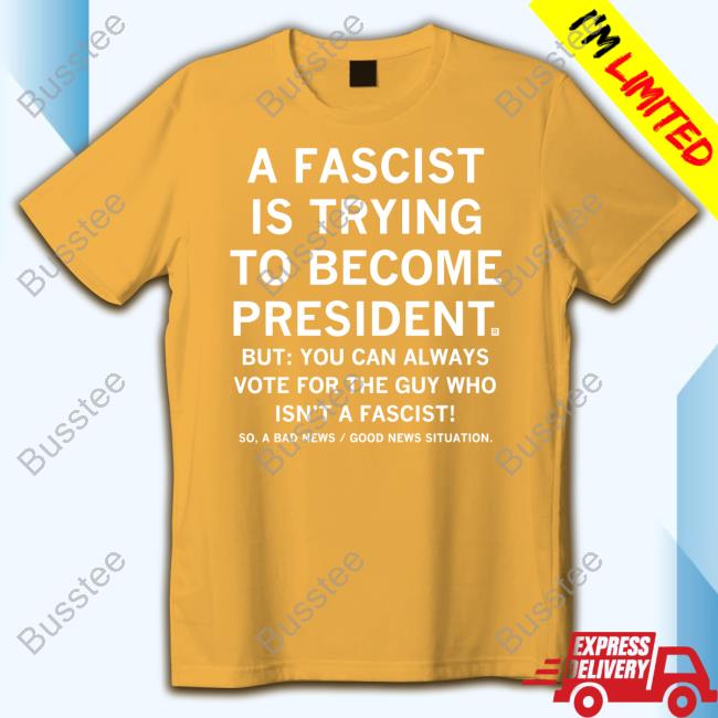 Raygunsite A Fascist Is Trying To Become President Long Sleeve Shirt