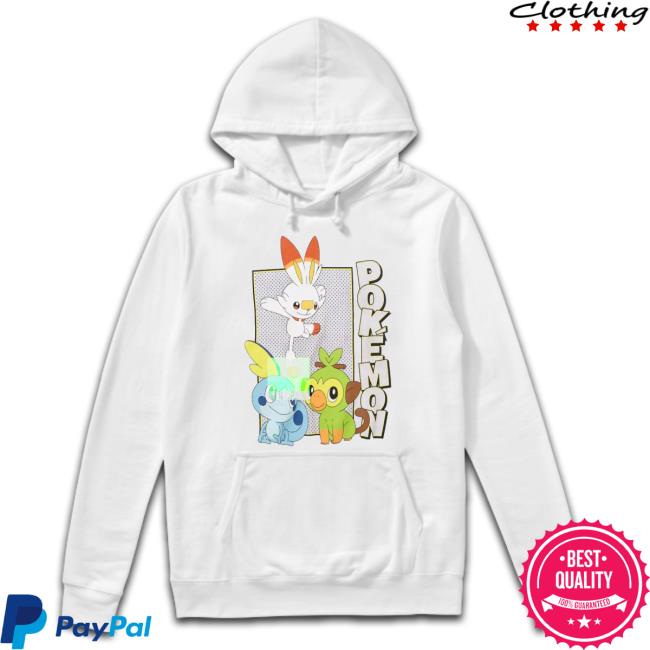 Officia Pokémon Galar Region Starters Youth Sweaters