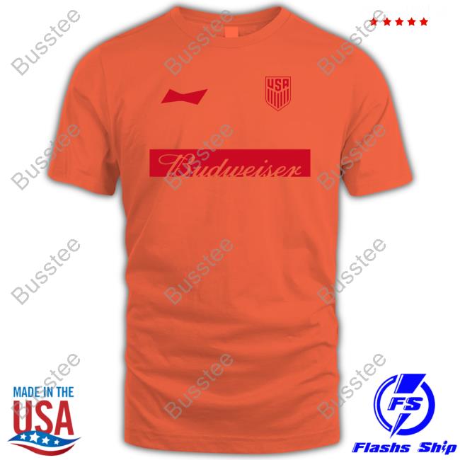 U.S. Men's National Soccer Team Budweiser New Shirt Budweiserusa Budweiser Tee Shirt