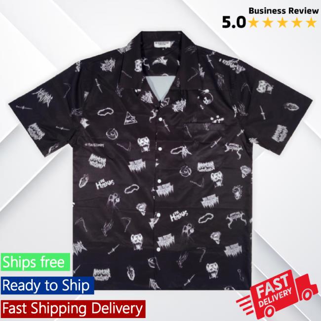 Wingbats Button Up Black New Shirt