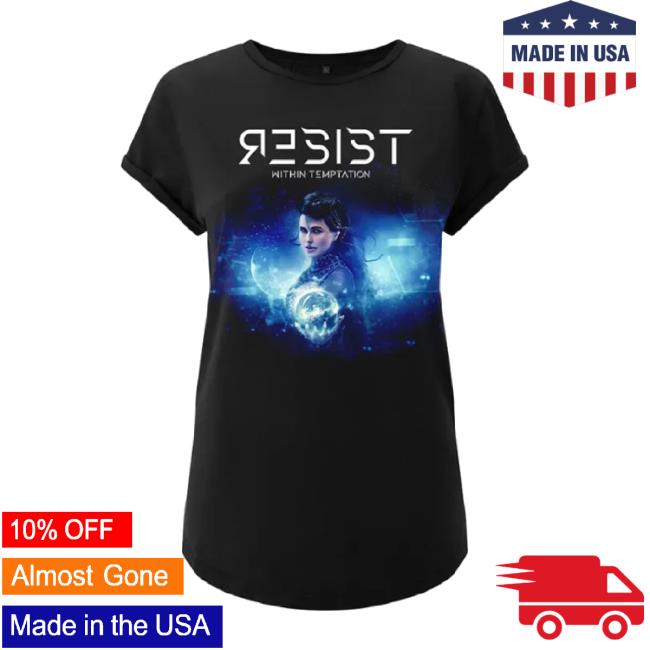 Original Within Temptation Merch Store Resist Orb - Black Ladies Sweaters Withintemptation Shop