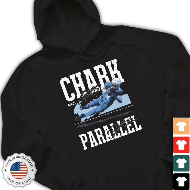 D.J. Chark Detroit Parallel Wht T-Shirt