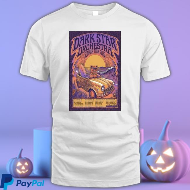 Official Dark Star Orchestra Summer Tour 2023 Poster Shirt